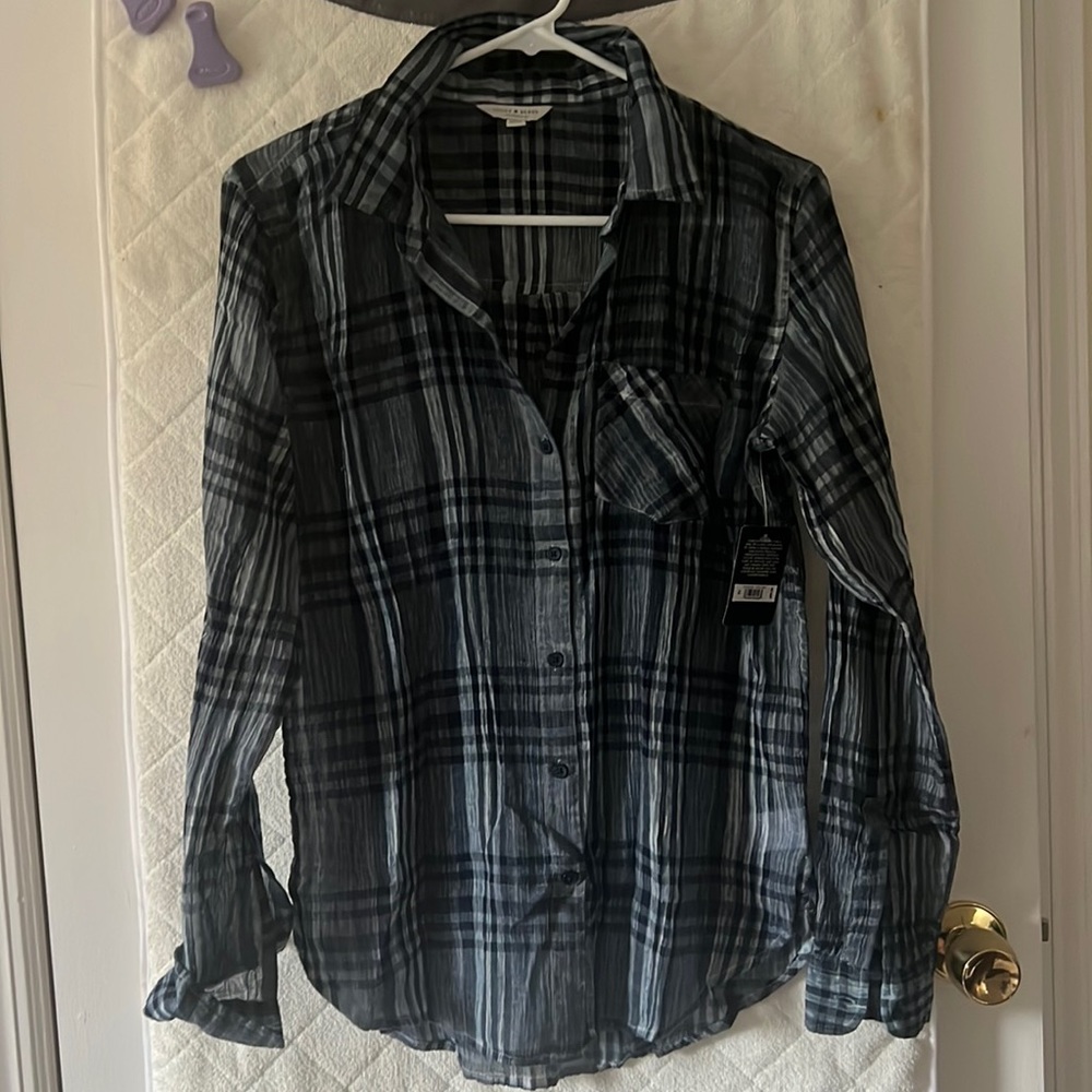 Lucky brand plaid flannel